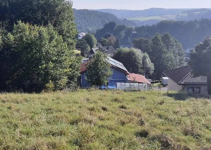 Alpstuga Holzhaus Nationalpark Eifel Hund Willkommen Hellenthal