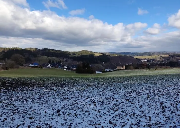 Domek alpejski Holzhaus Nationalpark Eifel Hund Willkommen Hellenthal
